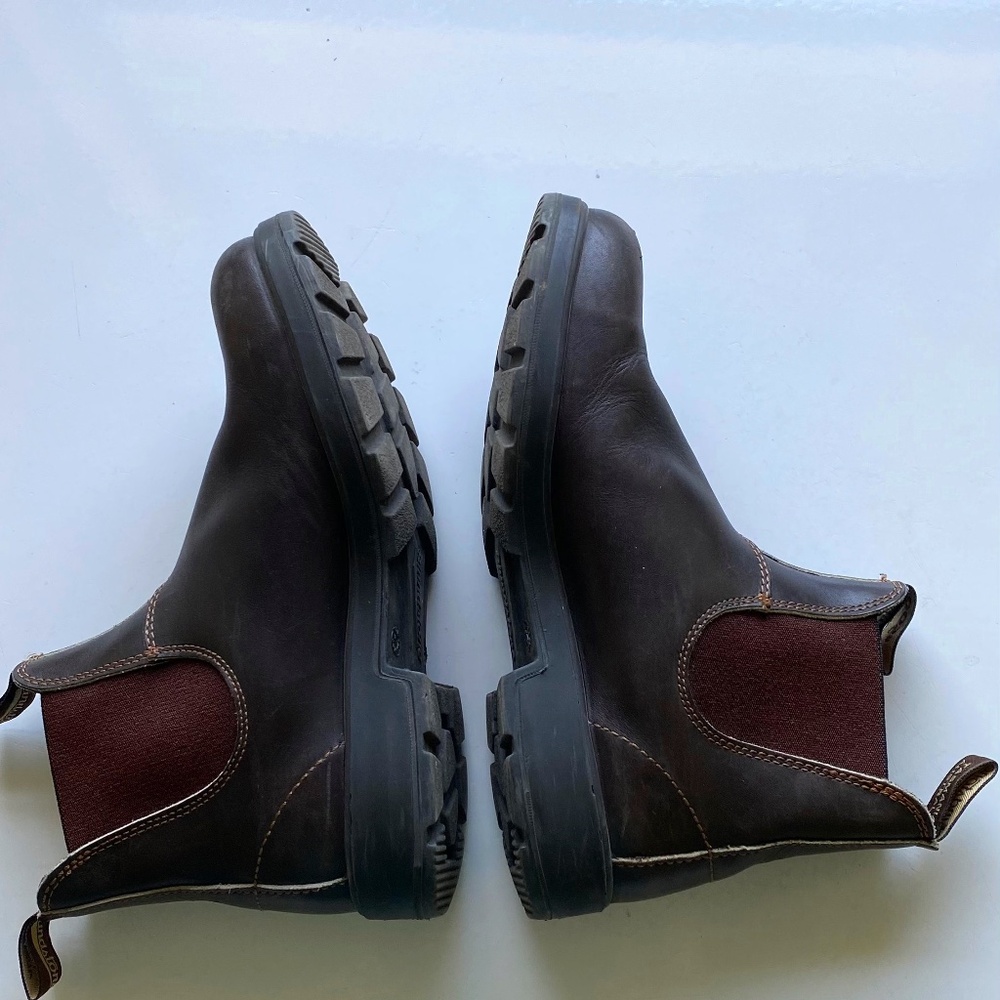 BLUNDSTONE Mens #500 stout brown boots AU 9 / US 10
